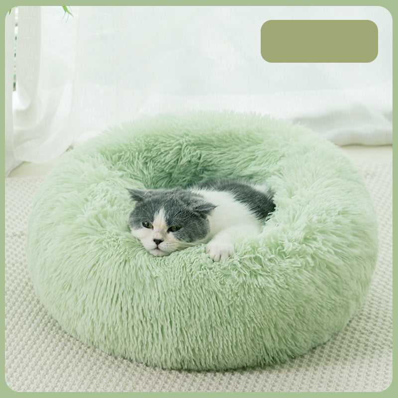 Plush Warm Dog Bed In Winter - image 5