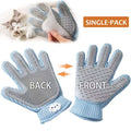 2-in-1 Pet Grooming Glove - Double-Sided Deshedding & Massage Brush Fo - image 1
