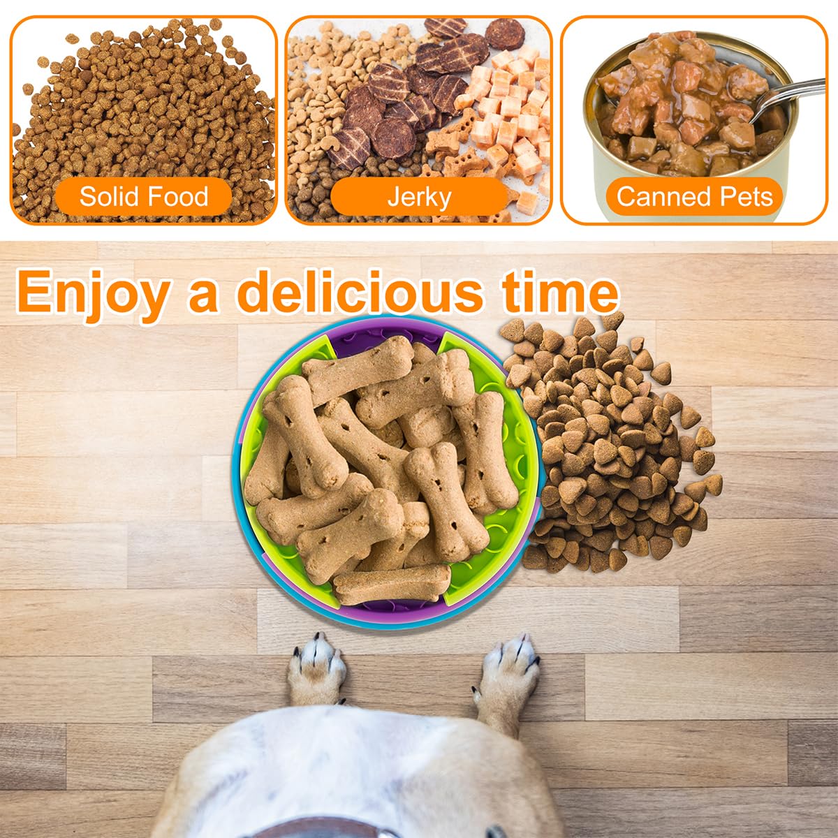 3-in-1 Interactive Dog Puzzle Feeder & Lick Mat - image 8