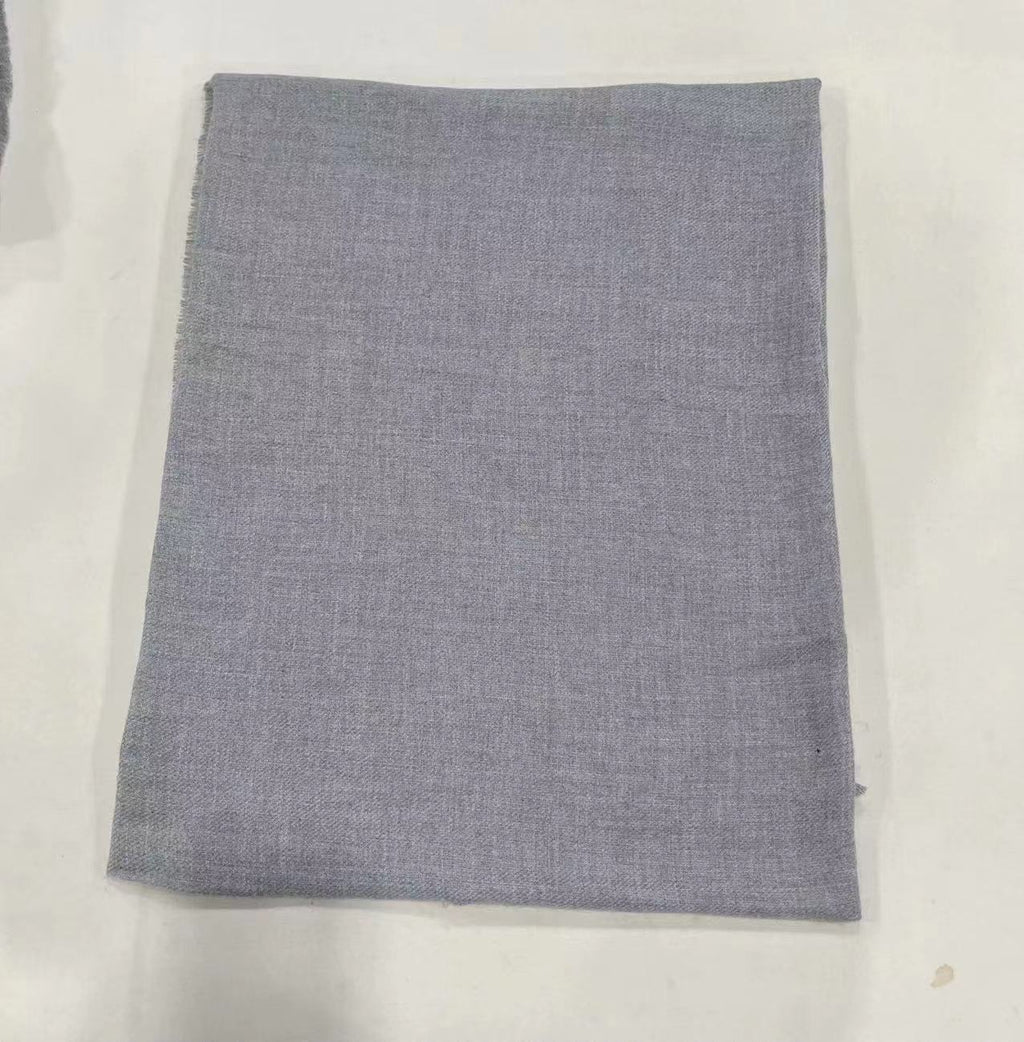 Herringbone Pattern Monochrome Artificial Cashmere Scarf Women's Simpl - image 2