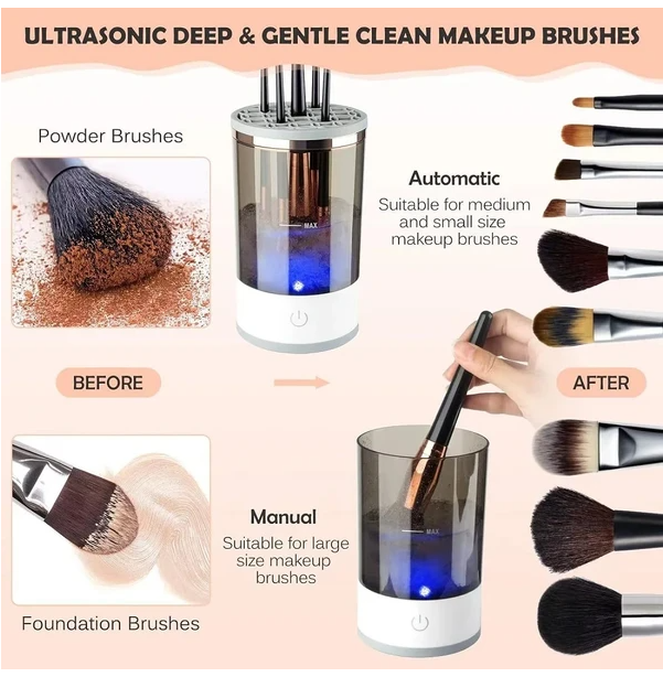 Automatic Brush Cleaner Electric Makeup Brush Cleaning Machine Fast Cl - image 5