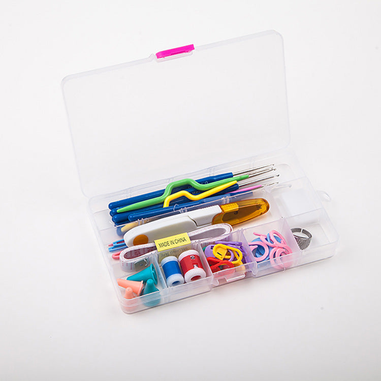 Crochet Set Handmade Wool Crochet Crochet Tool Set Combination Bag Met - image 2