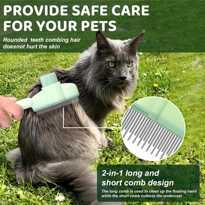 Self-Cleaning Pet Comb for Cats & Dogs - image 2