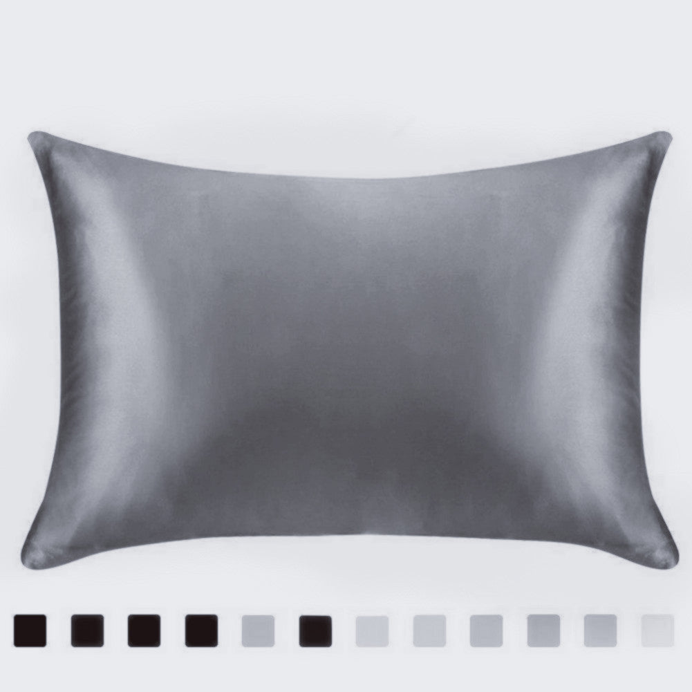 Pillowcase Satin Solid Color Simulation Silk Single Pillowcase Ice Sil - image 7