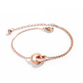 Diamond inlaid zircon titanium steel bracelet - image 1