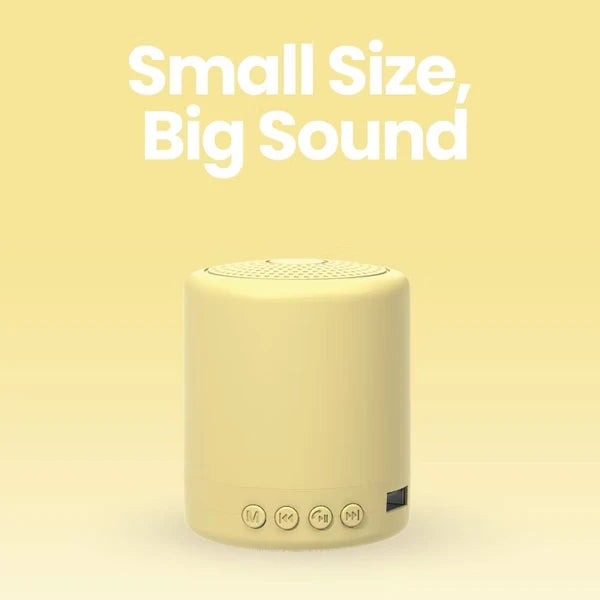 Mini Wireless Speaker - Yellow - image 2