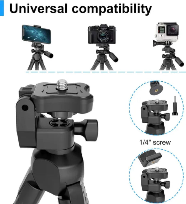 Portable And Adjustable Flexible Phone Tripods Camera Stand Holder Wit - image 2