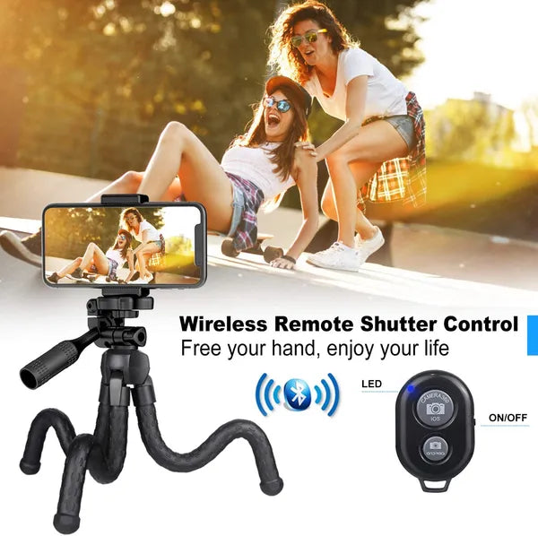 Portable And Adjustable Flexible Phone Tripods Camera Stand Holder Wit - image 7