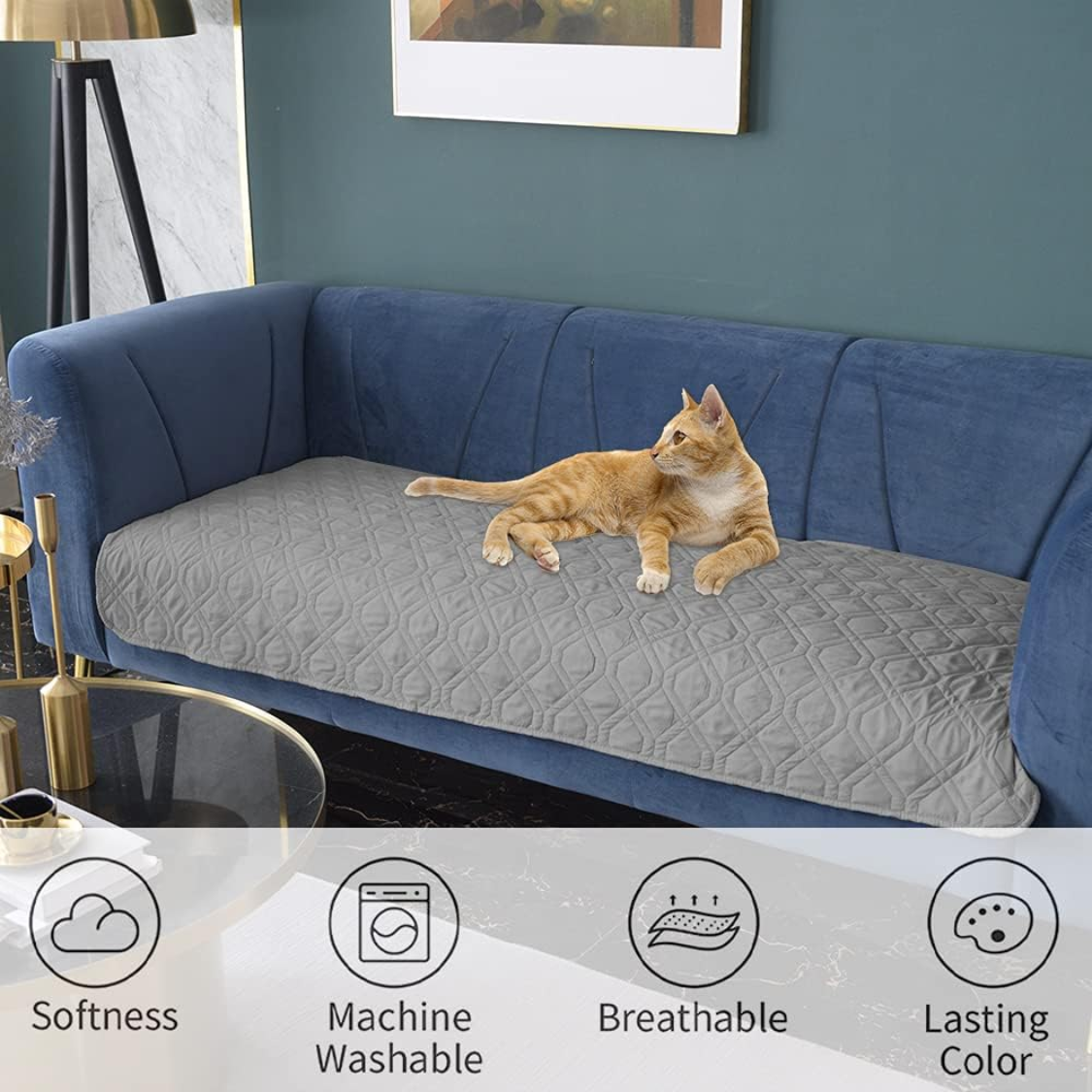 Reversible Water-Resistant Pet Blanket & Couch Cover - image 1
