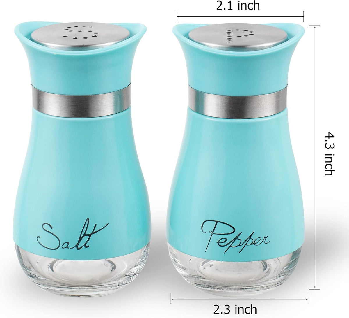 Salt And Pepper Shakers Set - Salt Containers For Gifts, Kitchen Decor - image 11