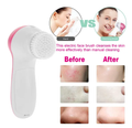 Facial Cleansing Brush Waterproof Face Spin Cleaning Brush With 5 Brus - image 1