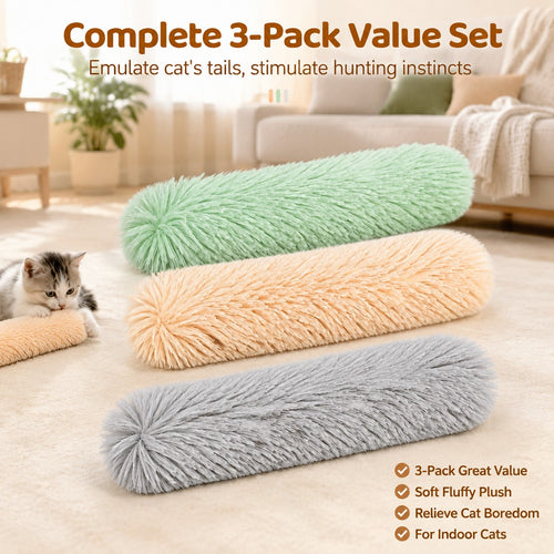 3 Pack Catnip Kicker Toys for Indoor Cats - image 1