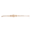 Gold-Tone Rhinestone Bracelet - image 1