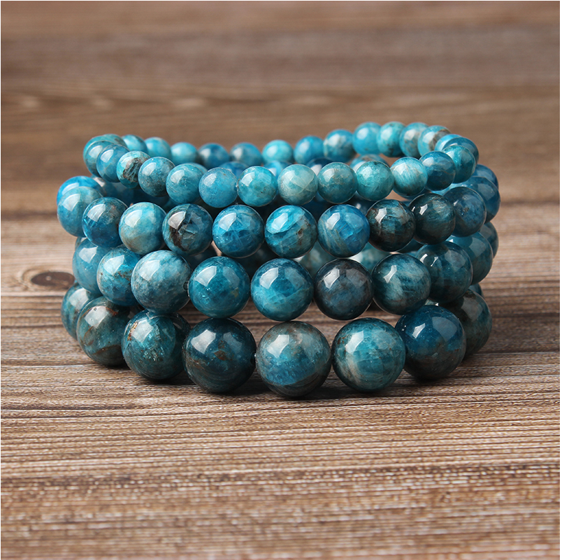 Natural Blue Apatite Bracelets Are Suitable For Men And Women To Wear  - image 6