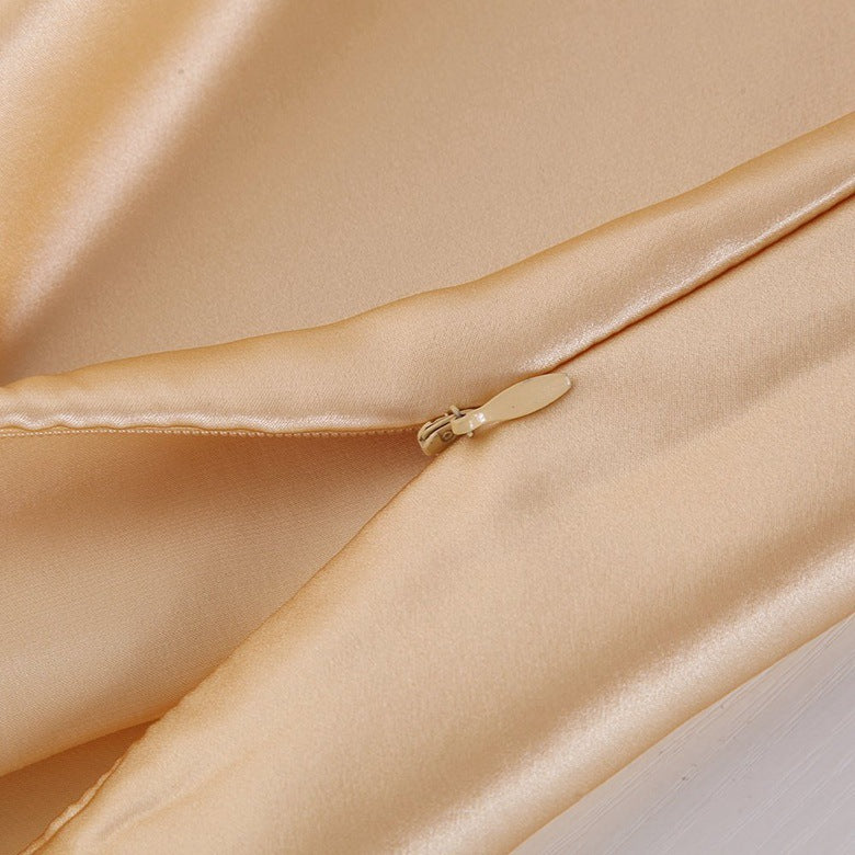 Pillowcase Satin Solid Color Simulation Silk Single Pillowcase Ice Sil - image 1
