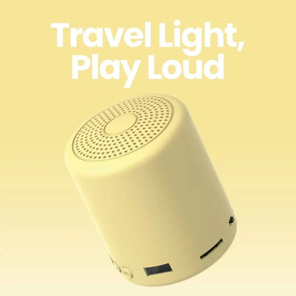 Mini Wireless Speaker - Yellow - image 3