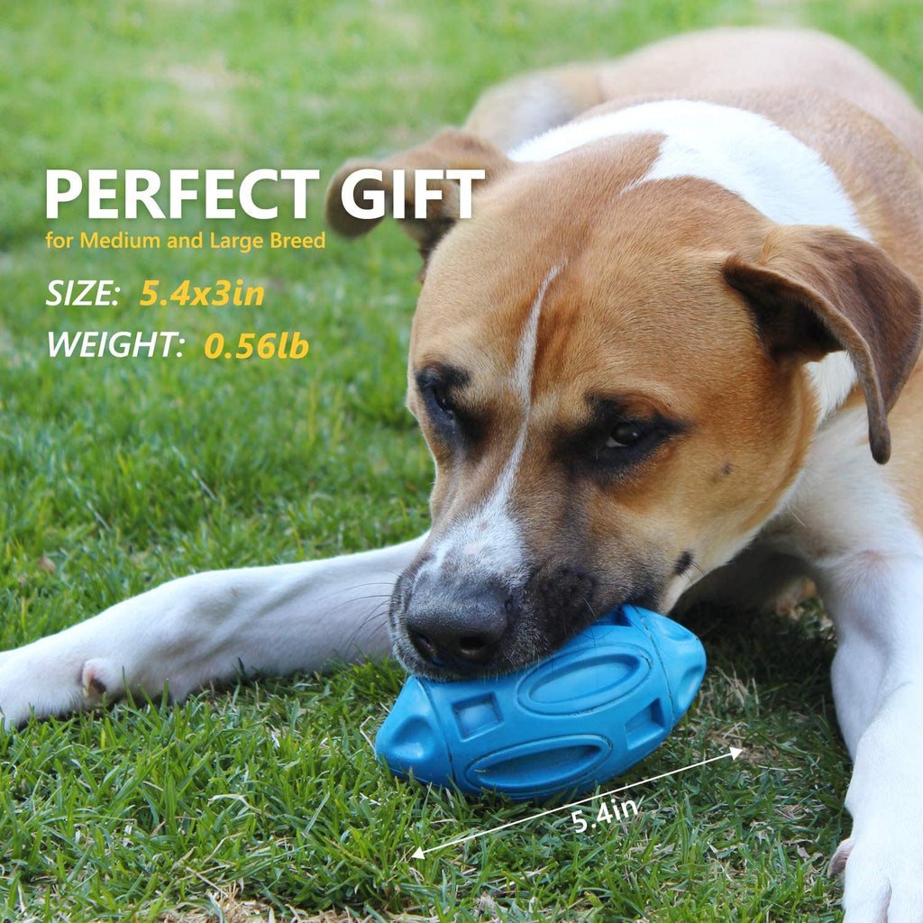 Pet Supplies Dog Toys Rubber Sounding Rugby Wear-Resistant Bite-Resist - image 8