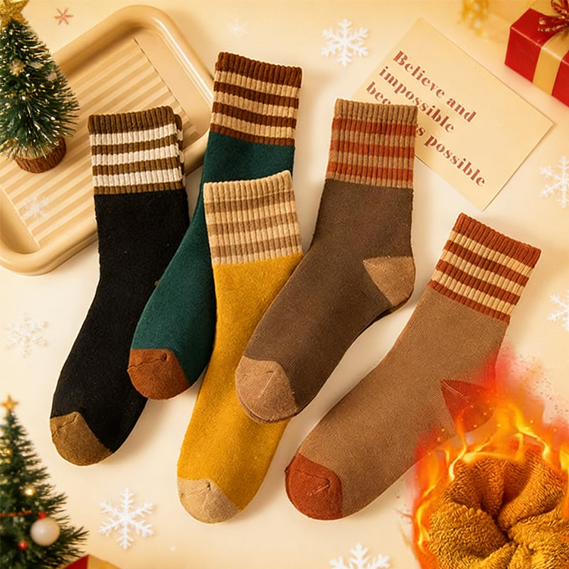 10 Pairs Thick Warm Winter Socks for Women & Men - image 4