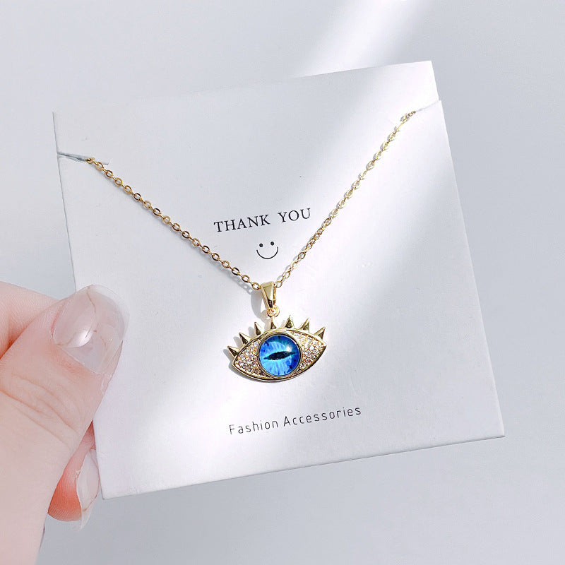 Evil Eye Hamsa Hand Pendant Necklace - image 3