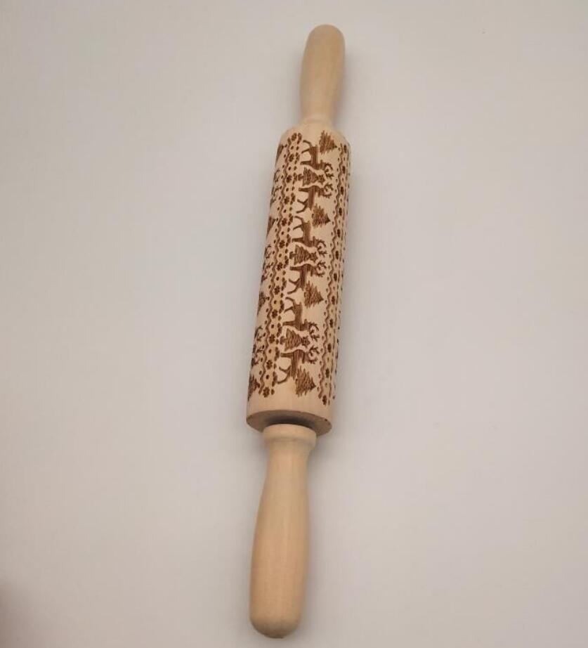 Rolling Pin Christmas Embossing - image 1