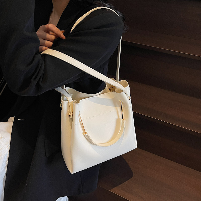 Bucket Bag Simple All-match Portable Shoulder Crossbody Bags - image 2
