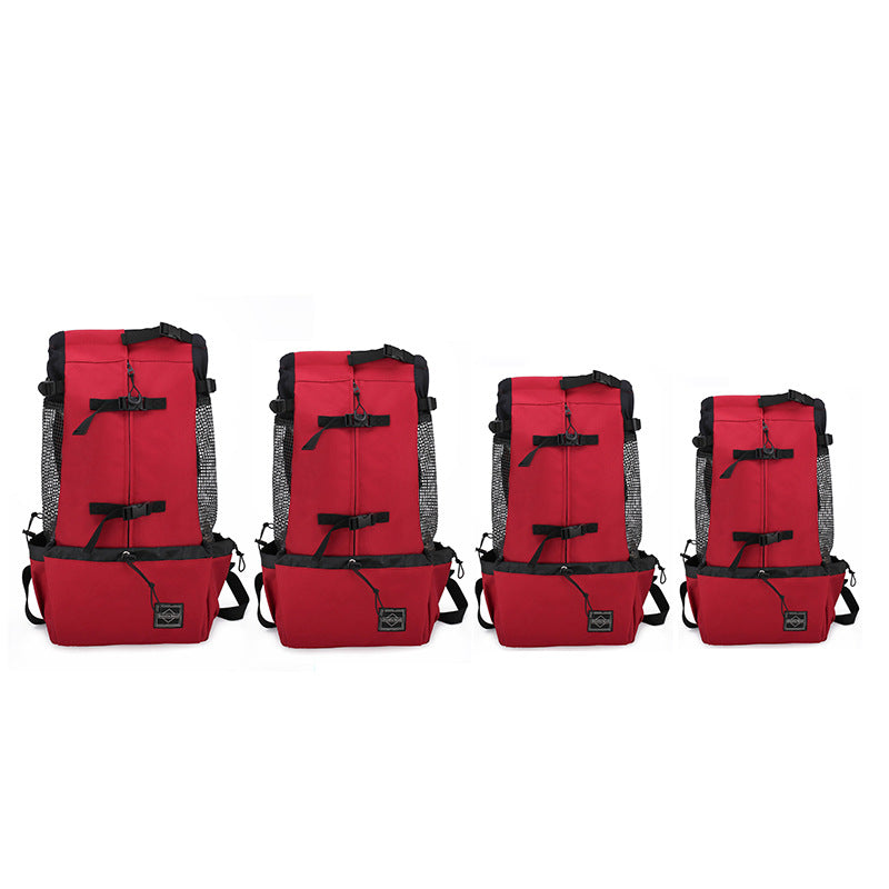 Pet Dog Carrier Bag Carrier For Dogs Backpack Out Double Shoulder Port - image 6