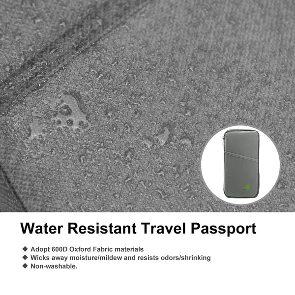 Travel Passport Wallet with 12 Card Slots - image 2