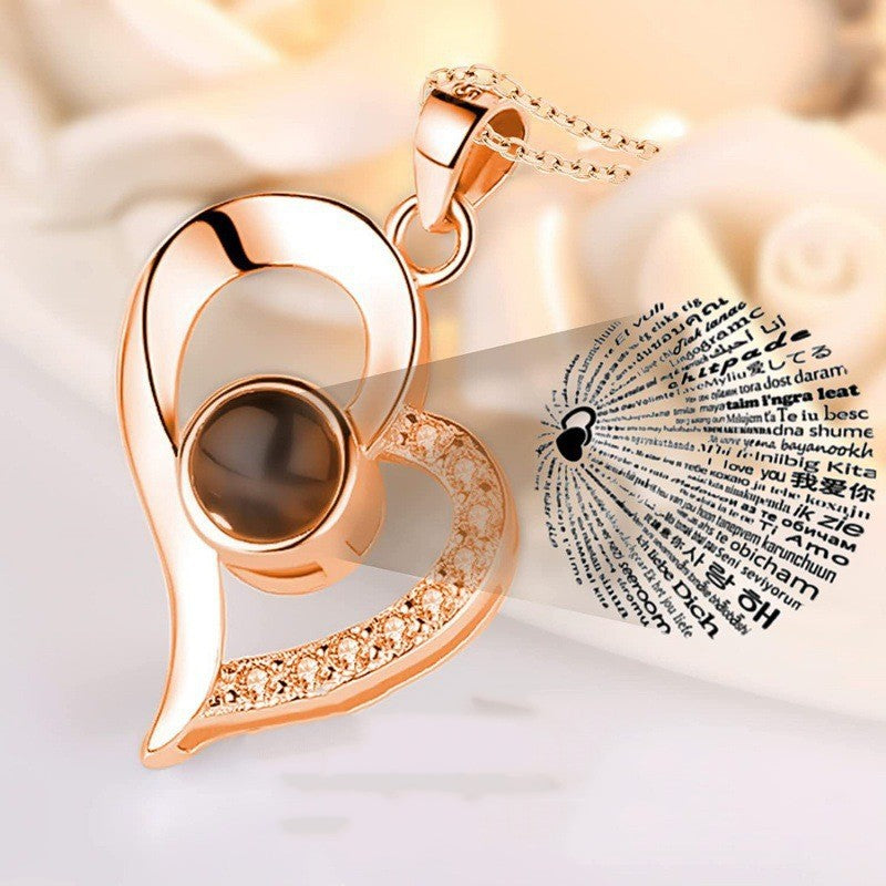100 Languages I Love You Projection Necklace - image 4