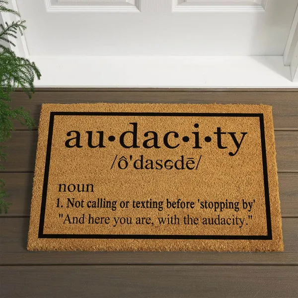Heavy Duty Natural Coir Welcome Doormat For Front Porch Entryway - image 3