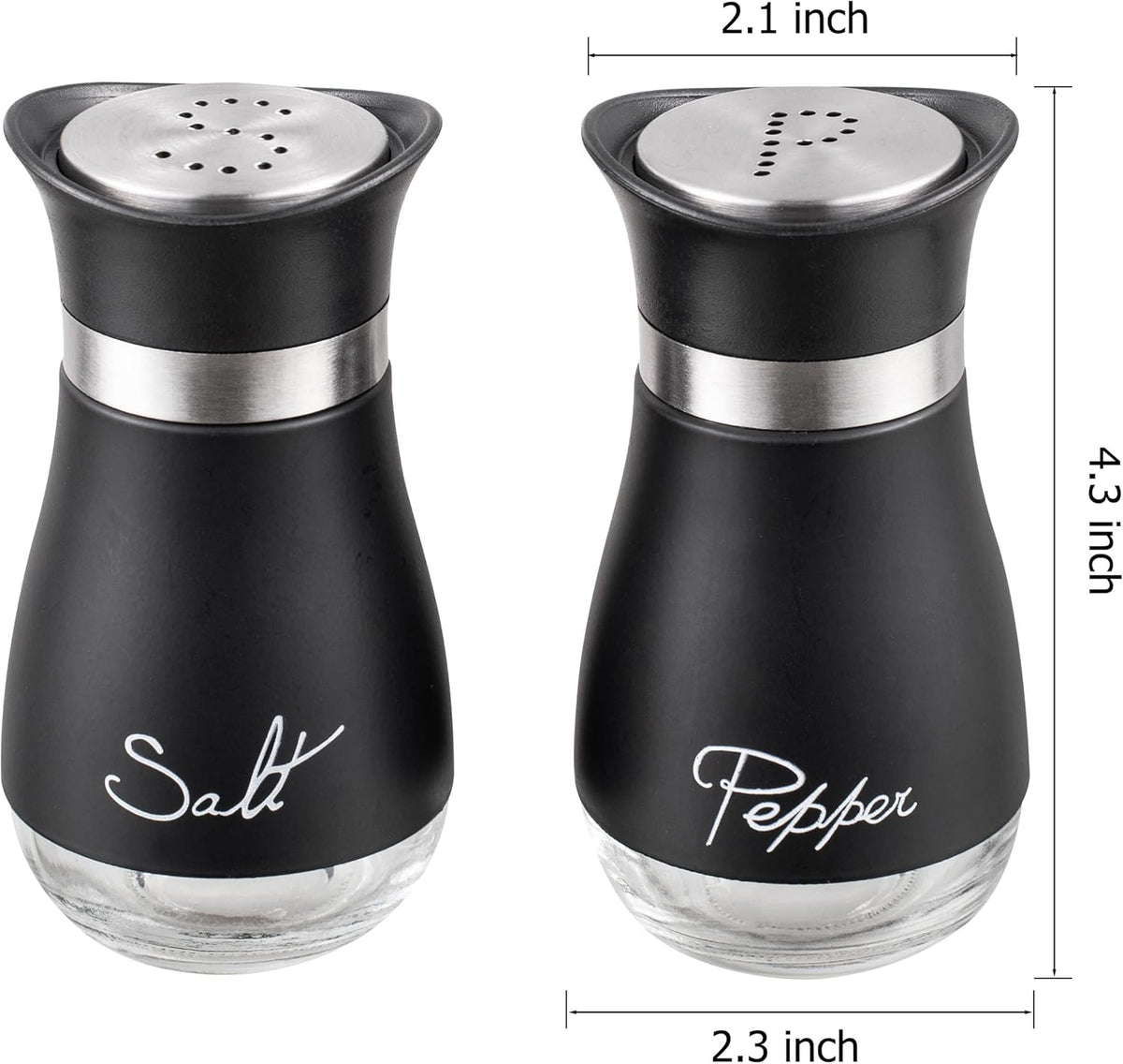 Salt And Pepper Shakers Set - Salt Containers For Gifts, Kitchen Decor - image 8