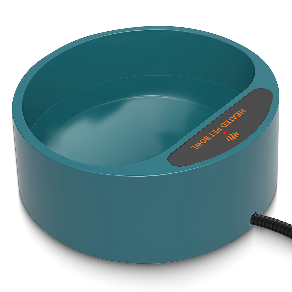 Heated Water Bowl For Dog Cat 74.4OZ Heating Water Dish IP67 Waterproo - image 2