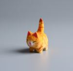 Creative Wooden Cat Trinkets Crafts Handmade Wood Carving - image 9