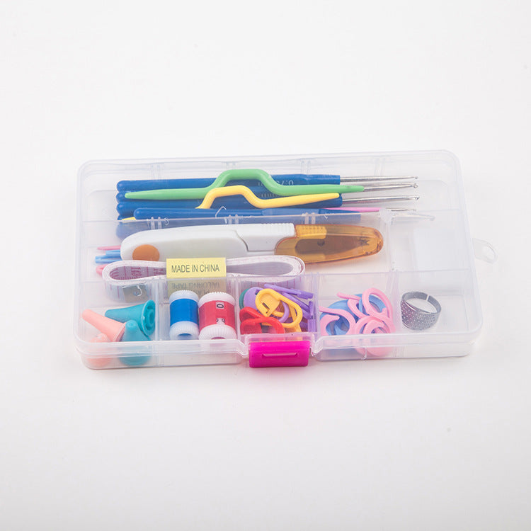 Crochet Set Handmade Wool Crochet Crochet Tool Set Combination Bag Met - image 3