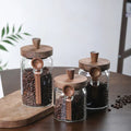 3 Pcs Glass Coffee Jars With Spoons, Candy Jars, Biscuit Jars, Storage - image 1
