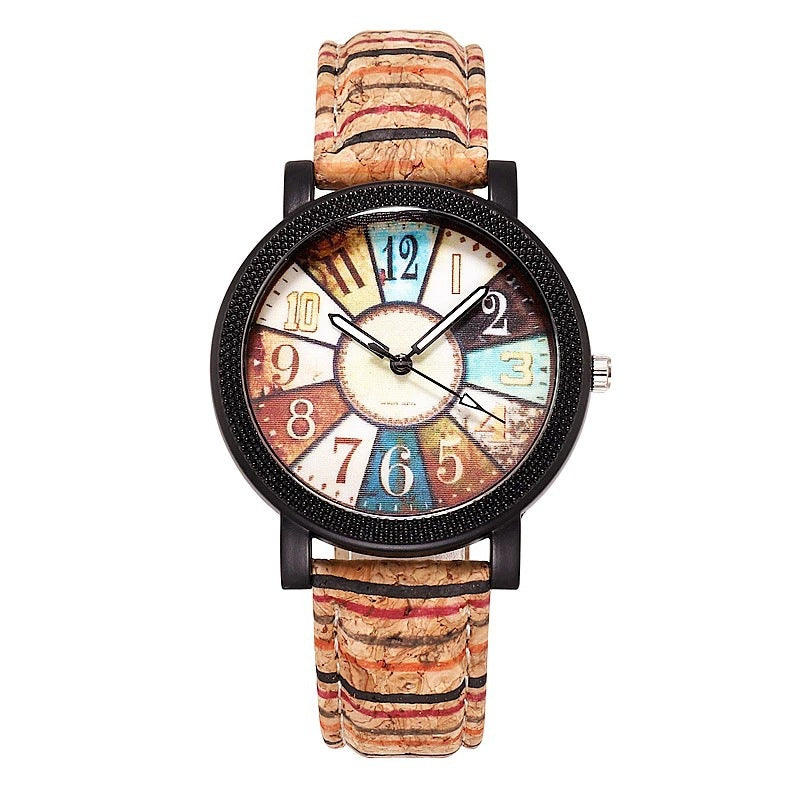 Casual Vintage Leather Women Quartz Wrist Watch Gift Clock - image 4