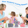 Beginner Crochet Kit, 2 Elephants - image 1