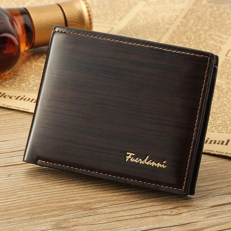 Men's Bifold Leather Card Holder Wallet - image 3