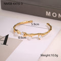 Stainless Steel Open Cuff Bracelet - image 2