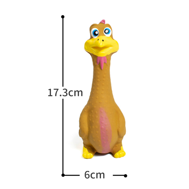 3pcs Latex Screaming Chicken Toys Eco Friendly TPR Pet Squeaky Dog Int - image 5