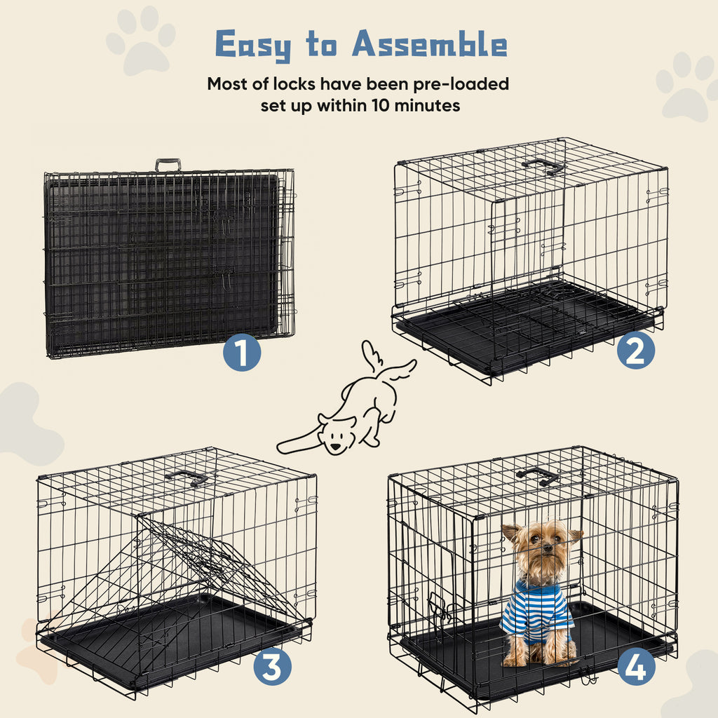 24-30 Inch Single Door Dog Cage - image 8