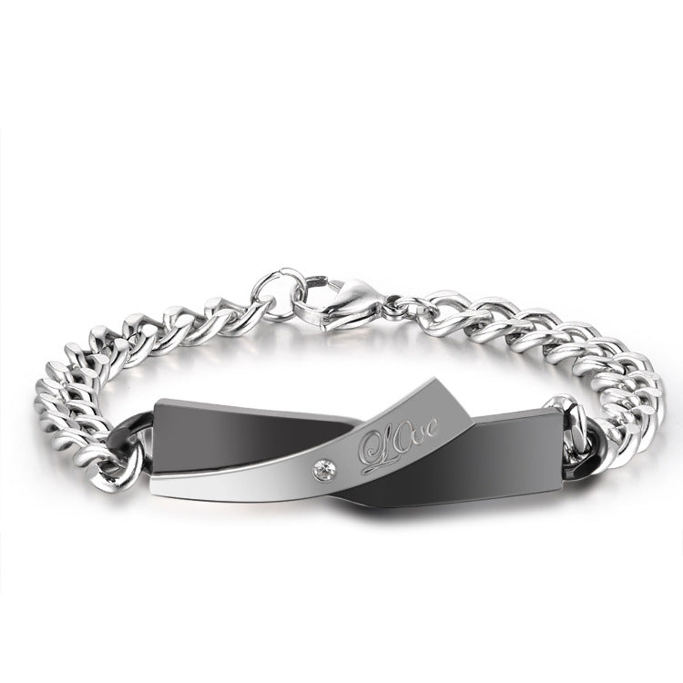 Couple Cross-design Bracelet - image 8