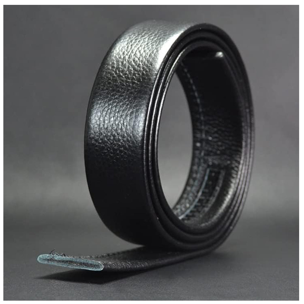 Men Belt Leather Belt For Men With Anti-Scratch Buckle Control Design  - image 4