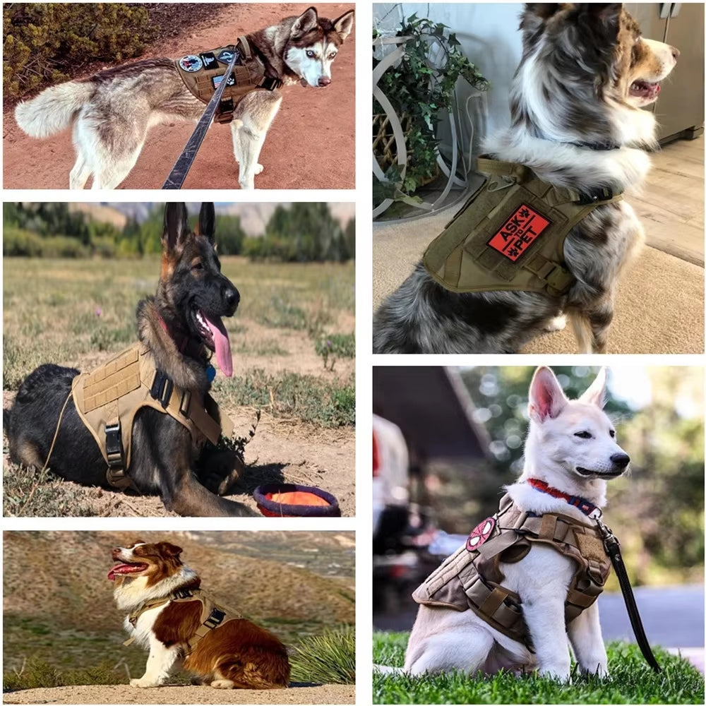 Pet Harness Luxury Dog Leash Set Chest Dog Nylon Camouflage Dog Harnes - image 4