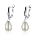 Popular OL Accessories Circle Full Rhinestone Zircon Earrings - image 1