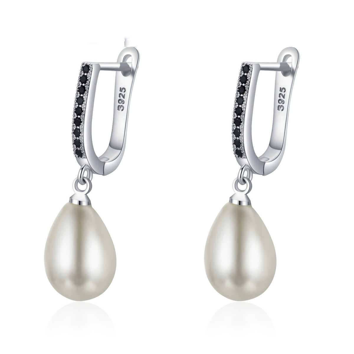 Popular OL Accessories Circle Full Rhinestone Zircon Earrings - image 1