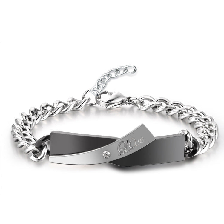 Couple Cross-design Bracelet - image 3