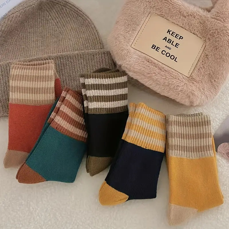 10 Pairs Thick Warm Winter Socks for Women & Men - image 7