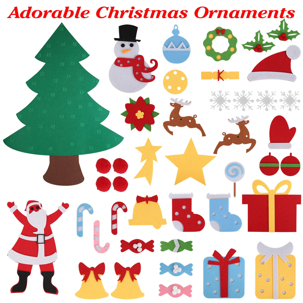 DIY Felt Christmas Tree with 41 Detachable Ornaments - image 6