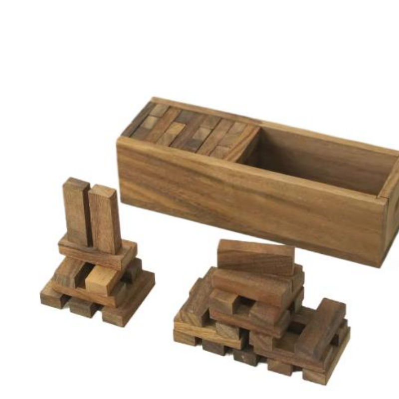 Wooden Building Blocks - Fun Toys For Family Games, Board Games - image 4