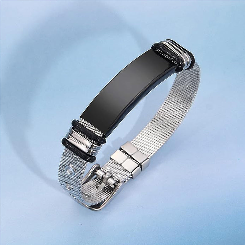 Adjustable Titanium Steel Bracelet - image 8